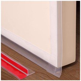 Benory T-Shaped Silicone Weather Stripping Door Seal Strip for Door & Window Frames - 20Ft Draft Stopper (Brown)