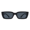 YAMEIZE Sunglasses Women Vintage Retro Trendy Rectangle UV400 Protection Rave