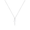 Elli Women's Ankh Cross Pendant Necklace in 925 Sterling Silver,