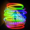LED Poi Balls 2 Pieces, Light Spinning Flow Ball Toy,