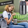 Dimono® Thermobehälter Warmhaltebehälter; Lunch-Box To-Go Lebensmittelbehälter Essensbehälter Speisegefäß aus Edelstahl