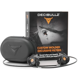 Decibullz Percussive Moldable Earplugs for Hunting & Shooting, Gun Range Hearing Protection for Shooters, Reusable Ear Plugs for Shooting Range | Decibullz