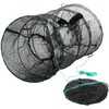 Trampa para Peces y Cangrejos Plegable con Cebo y Hundimiento