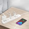 FUMITAKE Power Strip, Lightning Guard, Power Tap, 6.9 ft (3