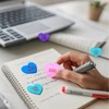 emzrivo 80 Pieces Valentines Erasers Conversation Heart Mini Erasers Bulk
