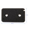 2 x Replacement Filter Lint Filter Compatible with Miele 9499230