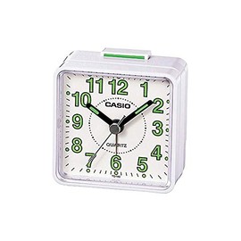 Casio TQ140-7 Tq140 Travel Alarm Clock - White