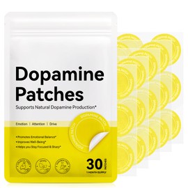 Dopamine Patches Extra Strength, Mood Support Body Care Patch, Dopamine Patch for Men Women, Plant-Based Formula, Daily Wellness 30 PCS