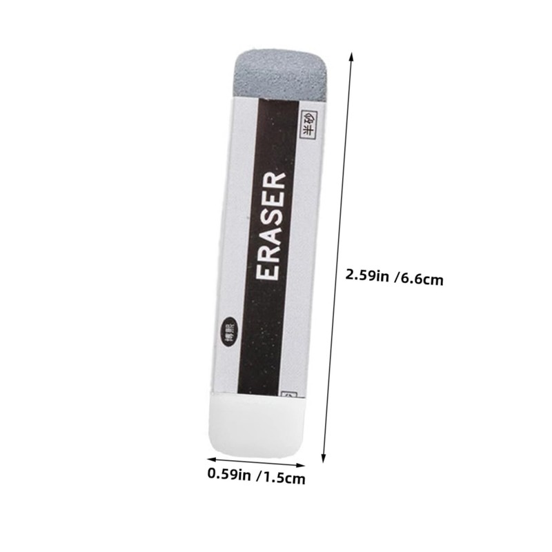 STOBOK Pack of 2 Portable Sand Eraser Pens for Classroom