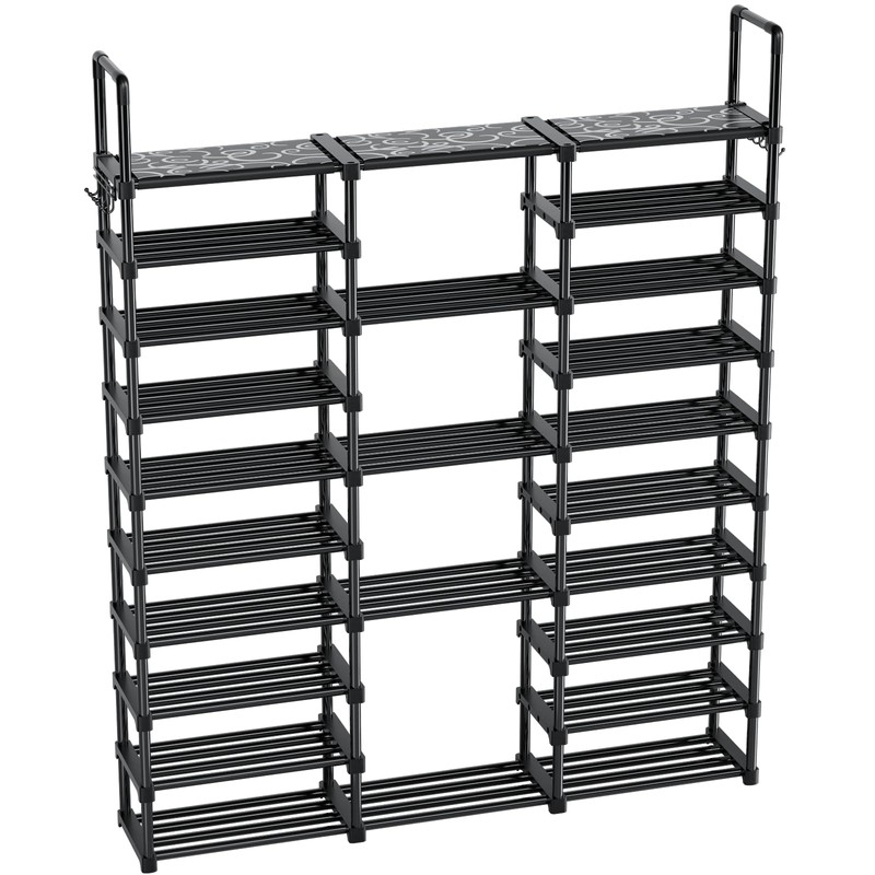 Mavivegue 10 Tiers Shoe Rack Tall Shoe Organizer Shoe Storage