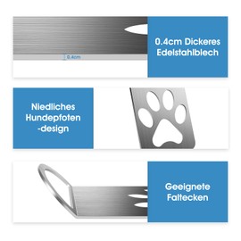 Dogholder Ground Anchor for Dogs, Removable, Driving Plate for Leashing, 0.4 cm Thick, 304 Stainless Steel, Uniquely Designed Driveable Anchor Point, Anchor Stake for Dogs, Ideal for Camping with Dogs