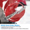 RO6G 28340 Ice Auger Blades Replacement Eskimo Hand Auger Blades,