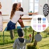 SSKHE 12pcs Dart Flights and Stems Integrated as One, Durable