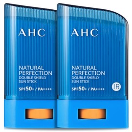 AHC Natural Perfection Double UV Protection Sun Stick 22g 2pcs PA++++ / AHC 내추럴 퍼펙션 더블 자외선차단 선스틱 22g 2개 PA++++