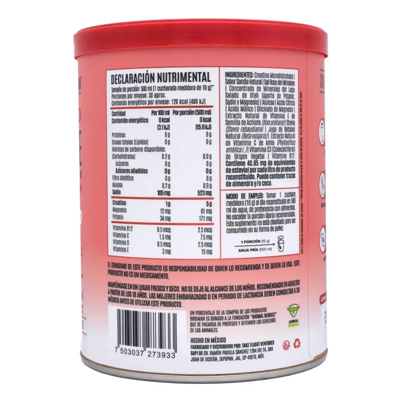 Birdman Creatine Electrolyte Refresher Watermelon 300g