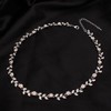 Enrwin Austrian Crystal Rhinestone Choker Necklace Elegant Flower Leaf Chain