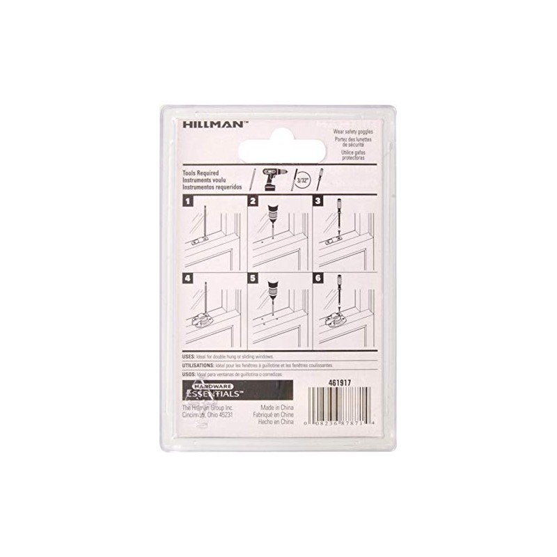 Hardware Essentials 851835 Sash Lock Cam White