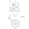 Tower Adjustable Obstruction Lights, Aviation Obstruction Light Super Bright Impact