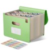 EcoStash Document Folder A4 12 Compartments Wheat Straw Expanding Folder