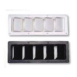 Replacement Boat Parts Black Louvered Vent Grill