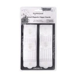 Peines guía magnéticos CMG100 para cortadora profesional STC5030 por Supreme Trimmer - Translúcidos e opaco