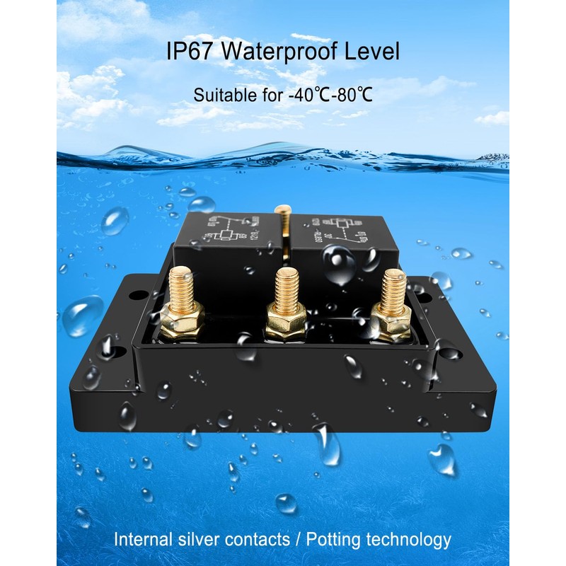 QAGGUM Forward and Reverse Relay Module DC 12V for Tarp