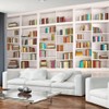FENDROM - Tapiz de estantería blanca para decoración de recámara,