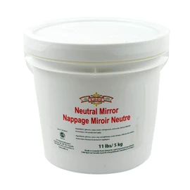 EDDE Neutral Mirror Glaze, One 11-Pound Pail
