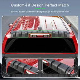 xipoqix Rear Roof Spoiler Compatible with 2023-2025 Chevy Colorado GMC Canyon Rear Roof Protector TPE Window Top Spoiler Replacement for 2023-2025 Chevy Colorado Accessories