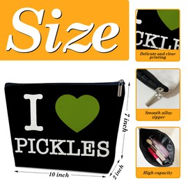 Funny Pickle Gifts for Pickle Lovers, Cool Gifts for Best Friends, Pickle Makeup Travel Toiletry Bag, Thank You Gifts for Women, Birthday Gift for Sister, Gifts for Teen,Bestie,Daughter, Niece, Bff