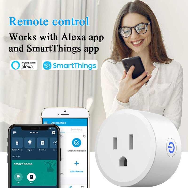 Smart Plug,DOGAIN Zigbee Smart Plugs Outlet Works with ST and
