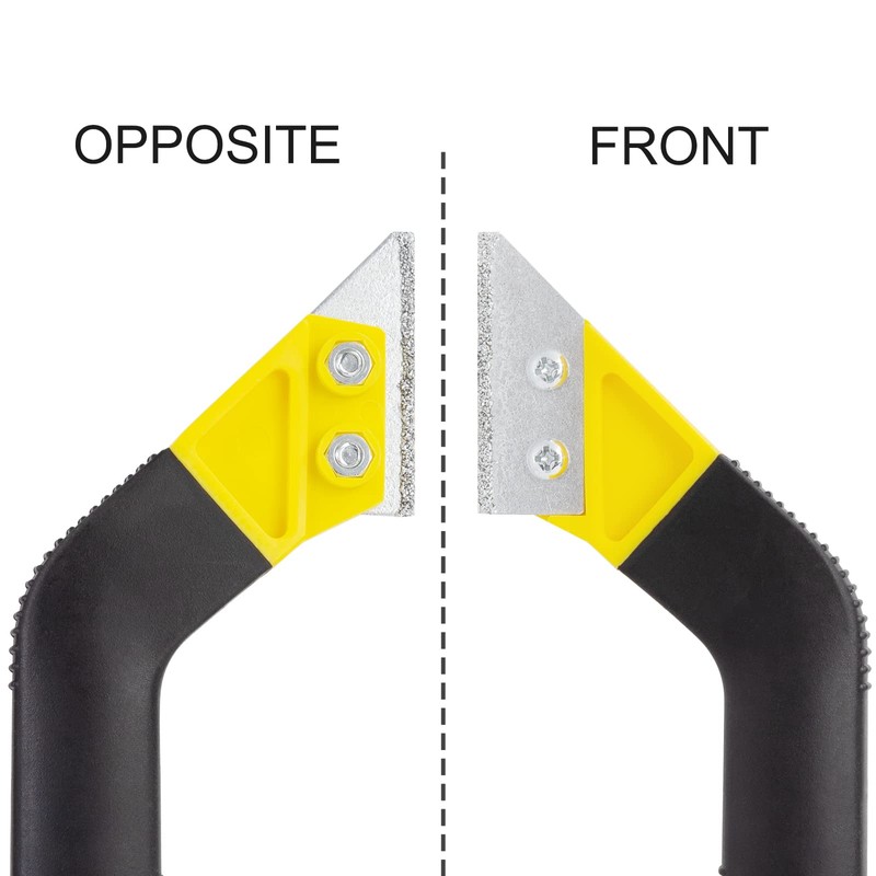 2 Pieces Joint Remover Tool with 5 Replacement Blades, Angled