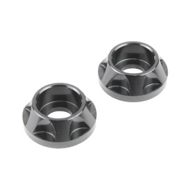 POSH 004285-06 Motorcycle Equipment NASA Type Cap Holder for M5 Cap Bolts, Black