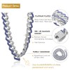 Halukakah Gold Chain for Men Iced Out,13MM Men's Cuban Link