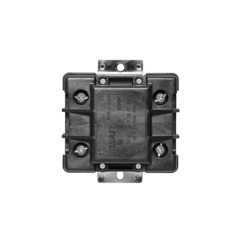 Leviton 60 Amp, 600 Volt, 2-Pole, Single Phase Single Throw,