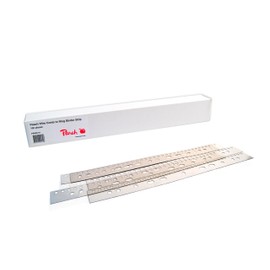 Peach PB500 Filing Strips for Wire Binding Combs A4 31 Clear Punch Holes P.S.A Sanding Disc (100 Pieces)