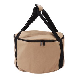 Camping Storage Bag Bucket Shape Large Capacity Waterproof Canvas Portable Travel Outdoor Storage Bag for Camping Travel M