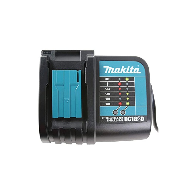 Makita Cargador de batería DC18SD 7.2-18V