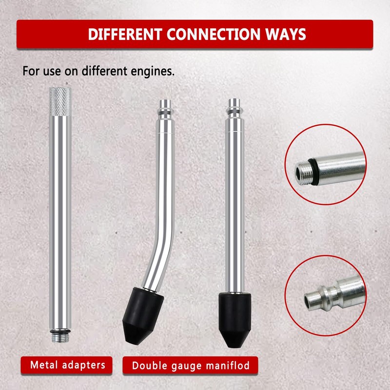 Cylinder Leak Down Tester Kit,Automotive Engine Pressure Gauges Compression Test