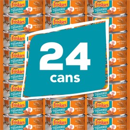Purina Friskies Tasty Treasures Adult Wet Cat Food - (24) 5.5 oz. Cans