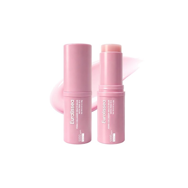 PDRN Eye Balm Stick 2 Pack, Collagen Multi Balm with