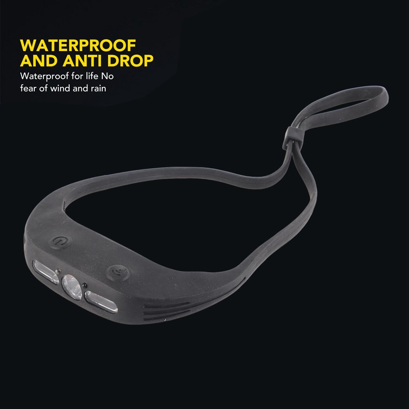 Motion Sensor Head Lamp Rechargeable Sensitive Ultralight Adjustable COB Headlamp
