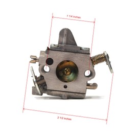 The ROP Shop Carburetor with Gaskets and Bulb for Stihl MS170, MS180, 017, 018 Series Models