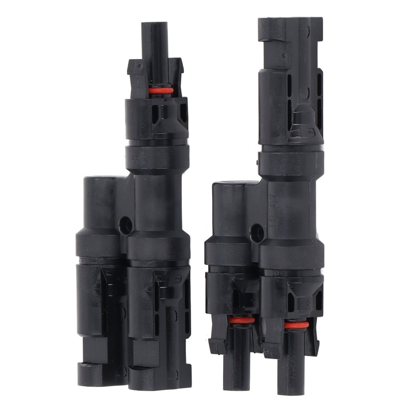 1 Pair Solar Branch Connector Panel Parallel Connection Cable Splitter