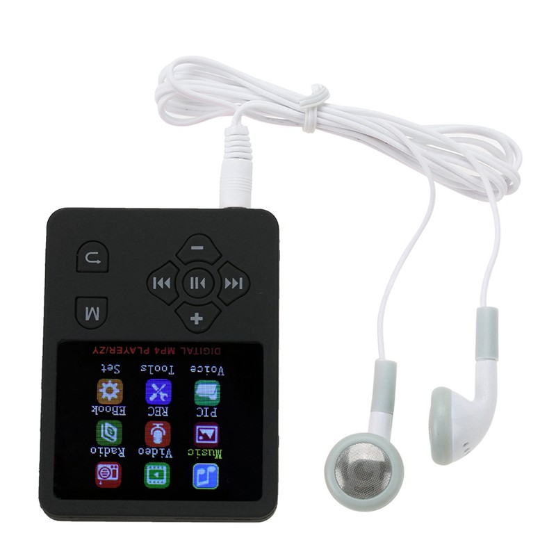 Thin Lightweight Portable Color Screen HiFi MP3 MP4 Music Player