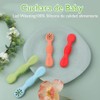 Cucharas masticables de silicona TAIMEI BTS001CA – set 6 arcoíris,