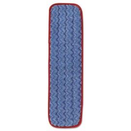 Rubbermaid Commercial Q410RED 18-1/2" x 5 1/2" x 1/2" Wet Mopping Pad - Red New