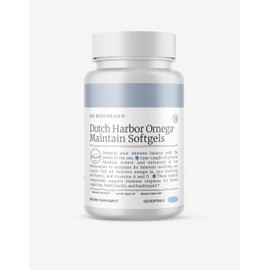 Dutch Harbor Omega 3 Fish Oil Supplement - Wild Alaskan Cod Liver Oil - 120 Softgels, Lemon Flavor - Includes Omega-3 Fatty Acids with DPA, DHA, & EPA