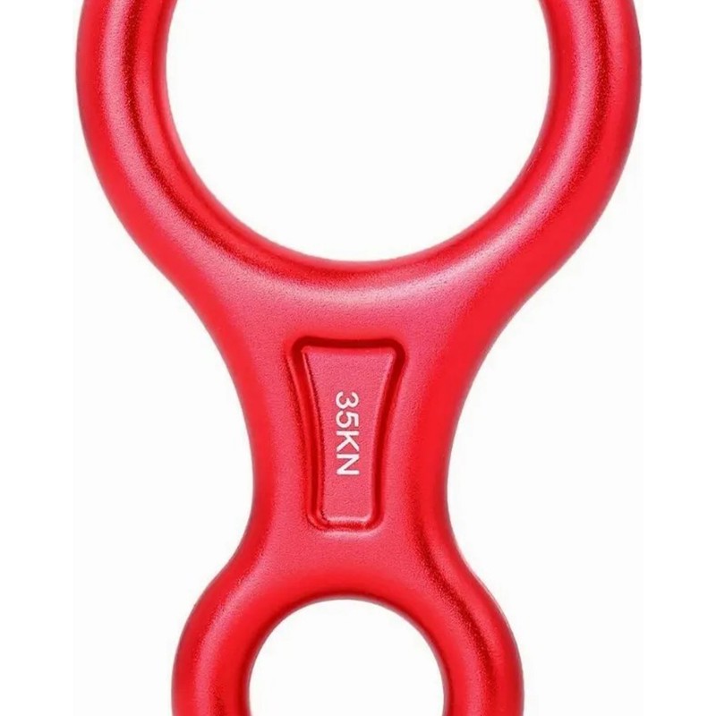 Rescue Figure 8 Descender 35KN Aluminum Alloy Climbing Belaying Device