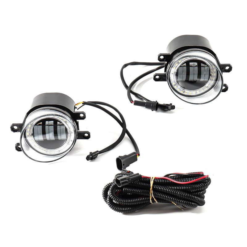 Daytime Running Lights Fog Lights for Toyota 4Runner 2014-2024 White&Amber